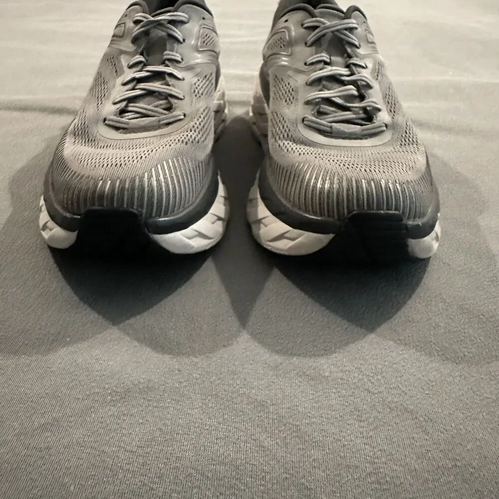 Hoka One One Bondi 7 Running Shoes Wild Dove Dark Shadow 1110518 WDDS Mens 11